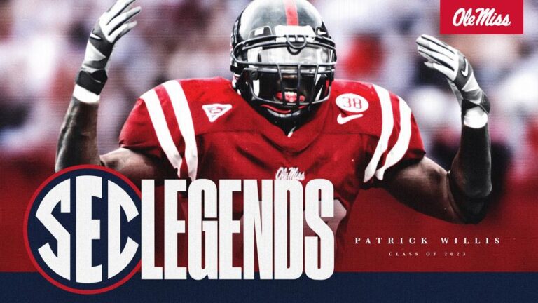 Ole Miss’ Patrick Willis Named to 2023 SEC Football Legends Class