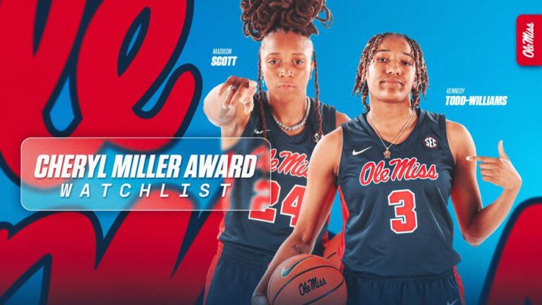 Ole Miss Duo of Madison Scott and Kennedy Todd-Williams Named to Miller Award Watchlist