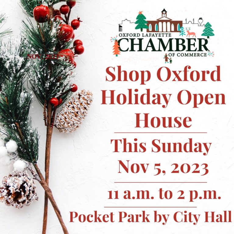 Get Started on Your Holiday Shopping with the Chamber’s Shop Oxford Holiday Open House Event