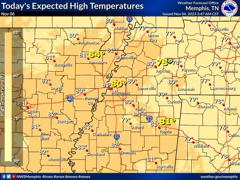 Spring Returns for First Half of the Week: Rain, Cooler Temps Coming Thursday