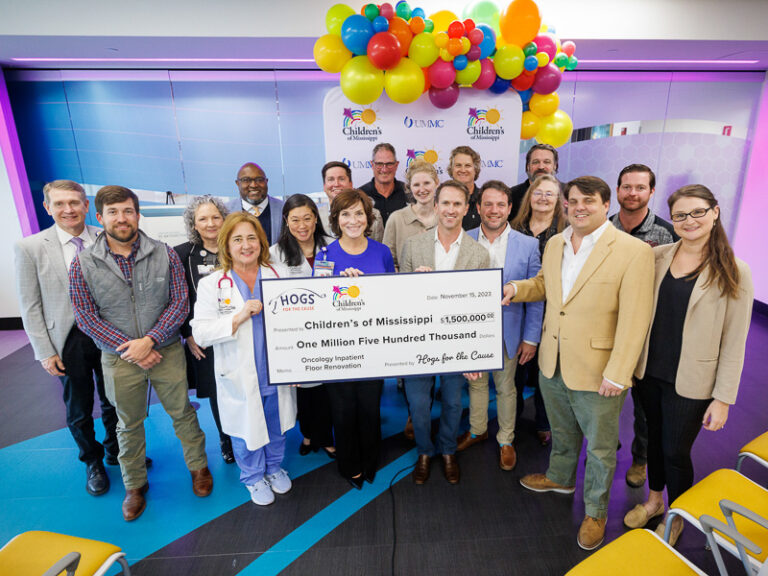 Hogs for the Cause Announces $1.5M gift for New Oncology Space at Children’s of Mississippi 