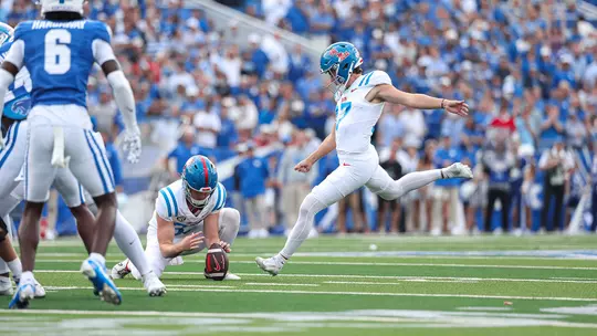 Ole Miss’ Lucas Carneiro Named SEC Co-Special Teams Player of the Week