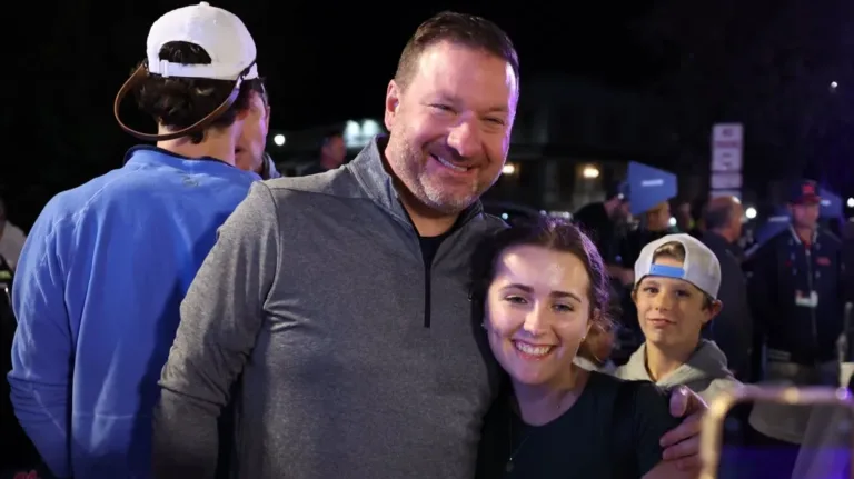 Ole Miss Rebels coach Chris Beard with fans on The Square event