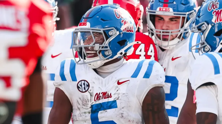 Ole Miss Rebels running back Kewan Lacy during a game against the Georgia Bulldogs