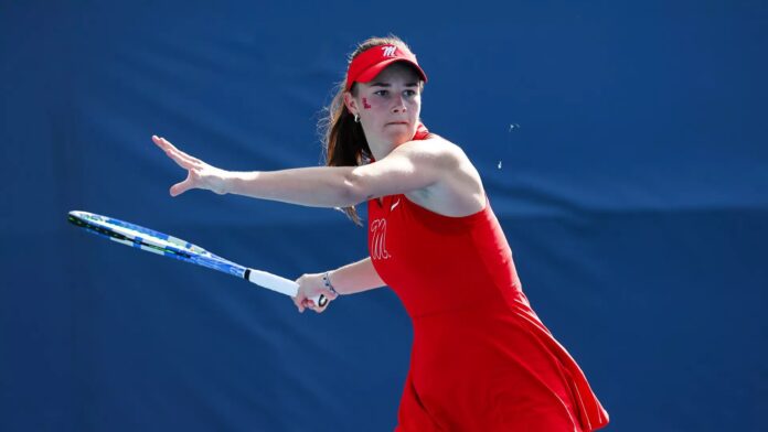 Ole Miss women's tennis Andrea Nova.
