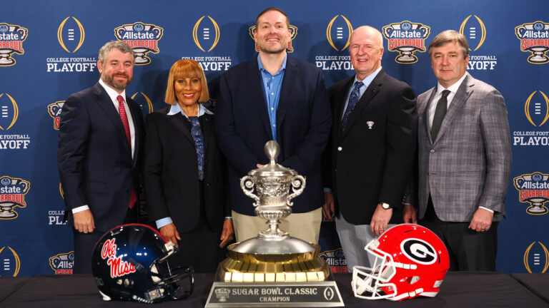 December 31, 2025; New Orleans, California, USA; Sugar Bowl: Head Coach Press Conference. | Kelley L Cox/KLC ƒotos