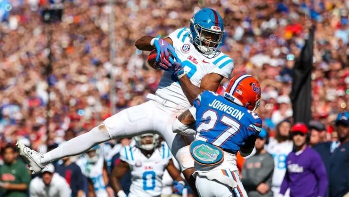 Ole Miss Football vs Florida on November 23, 2024 at Ben Hill Griffin Stadium in Gainesville, FL. Photo by Hannah Morgan White/Ole Miss Athletics