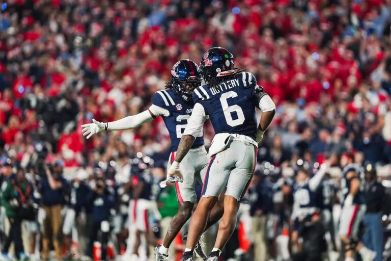 Ole Miss football vs. Tulane in the First Round of the College Football Playoffs in Vaught Hemingway Stadium in Oxford, MS. | Ole Miss Athletics