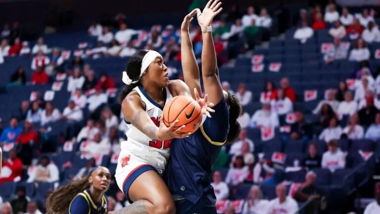 Ole Miss Women's Basketball vs. Notre Dame in Oxford, MS on December 4, 2025. | Ole Miss Sports