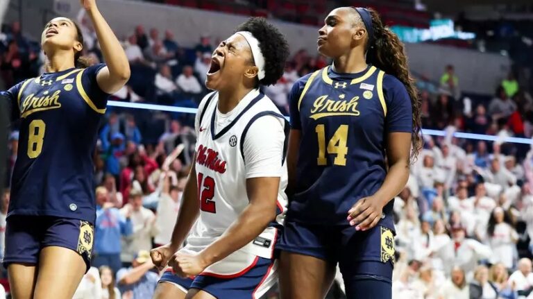 Ole Miss Women's Basketball vs. Notre Dame in Oxford, MS on December 4, 2025. | Ole Miss Sports