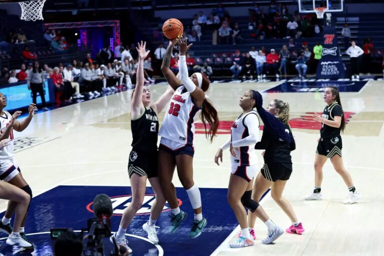 Ole Miss Women's Basketball vs Wofford in Oxford, MS on December 13, 2025. | Ole Miss Athletics