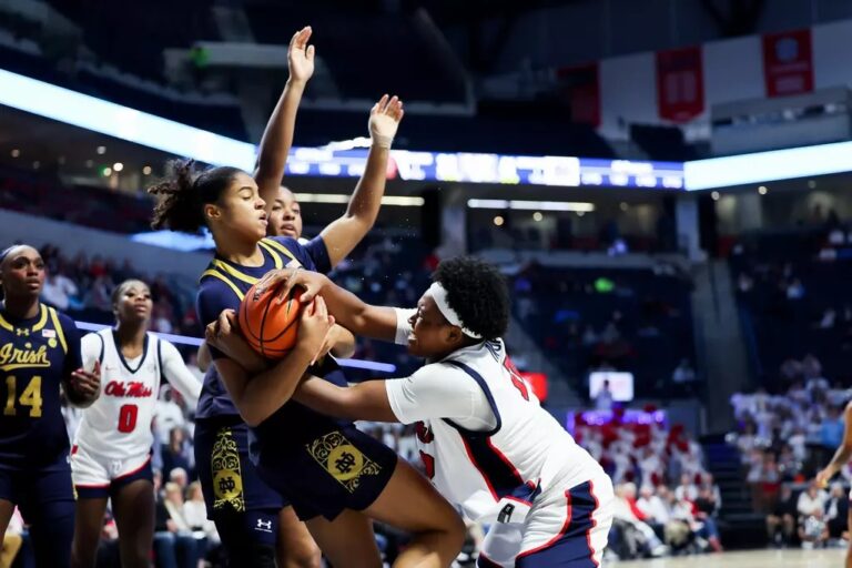 Ole Miss Women's Basketball vs. Notre Dame in Oxford, MS on December 4, 2025. | Ole Miss Sports