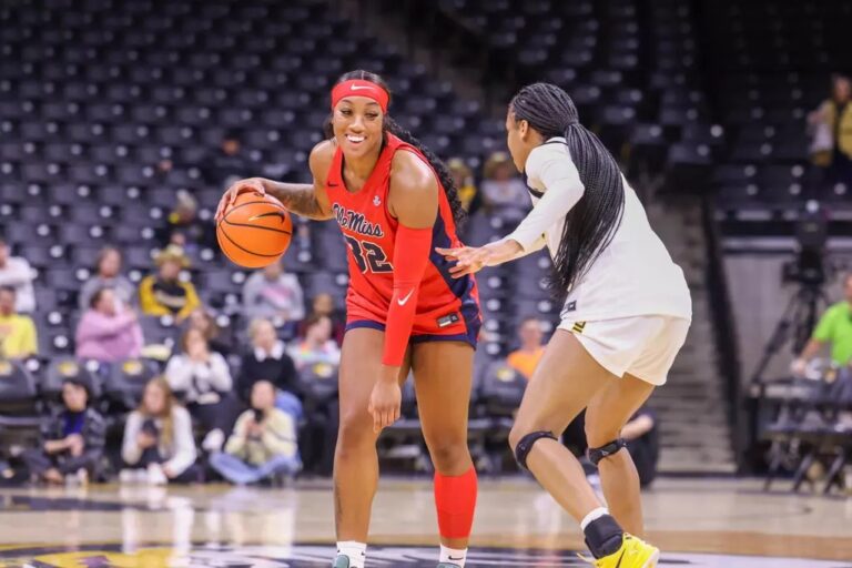 Ole Miss senior Cotie McMahon against Missouri. | Ole Miss Athletics