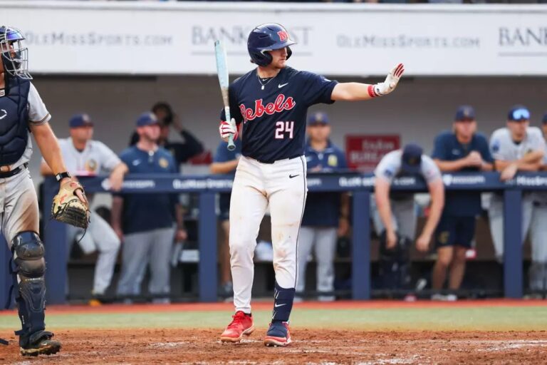 Ole Miss catcher Austin Fawley. | Ole Miss Athletics