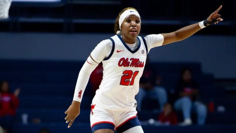 Ole Miss Women's Basketball during the game against Arkansas at The SJB Pavilion at Ole Miss in Oxford, MS on February 12, 2026. | Ole Miss Athletics