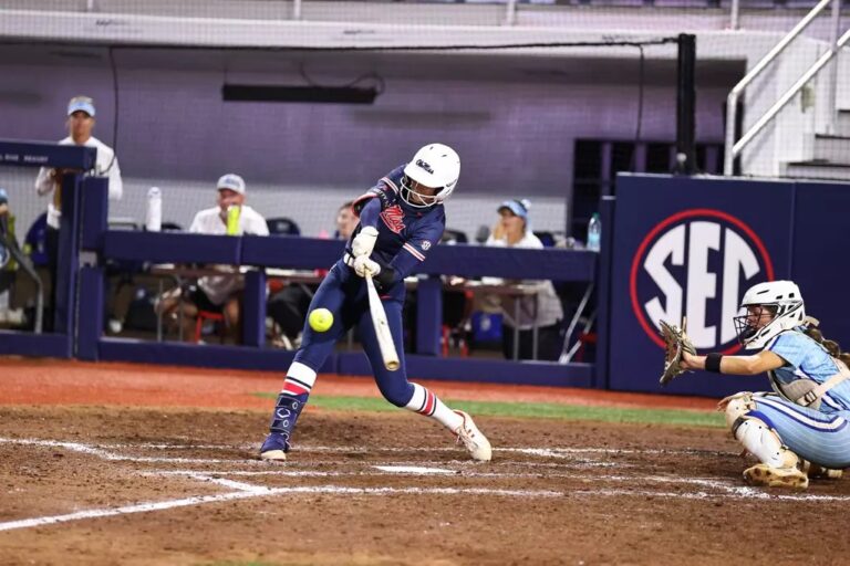 Ole Miss Softball during the game against Co-Lin at Ole Miss Softball Complex in Oxford, MS on October 17, 2025. | Ole Miss Athletics
