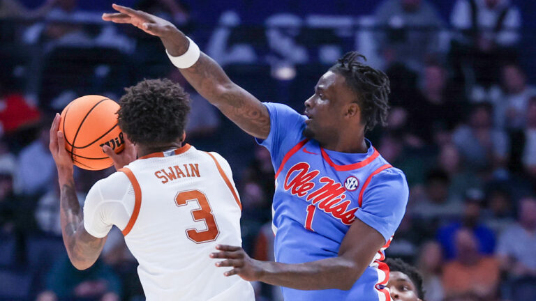 Corey Chest against Texas