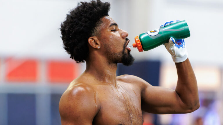 De'Zhaun Stribling at Pro Day