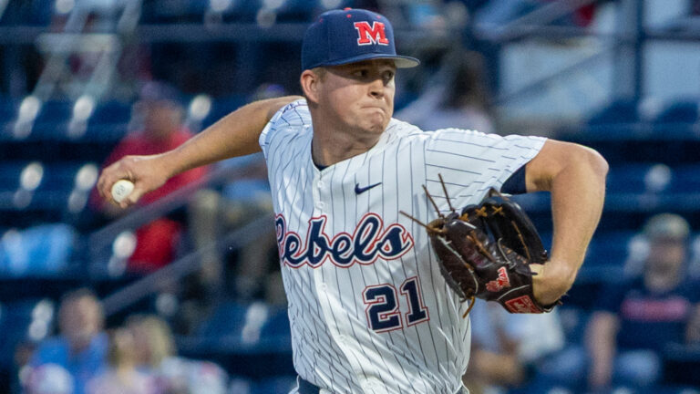 Ole Miss pitcher Owen Kelly