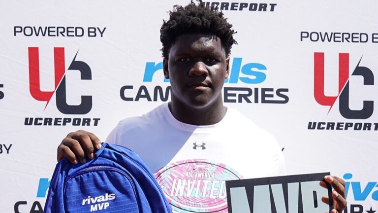 Tupelo offensive lineman Andrew Berry was named MVP at the Rivals Camp in Nashville last month. | Billy Tucker/X