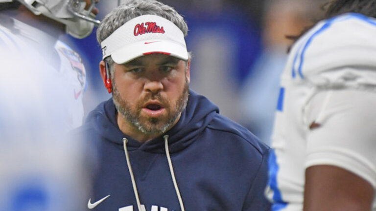 Ole Miss coach Pete Golding