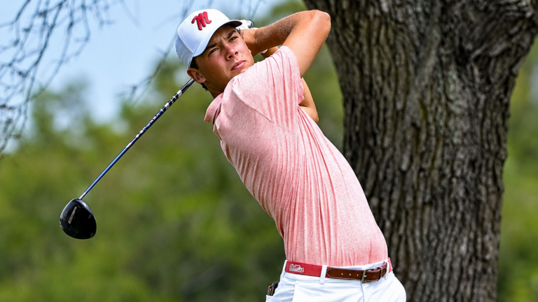 Ole Miss freshman Daniel Tolf will not be joining Ole Miss in the NCAA Tournament as he attends to family matters in Sweden. | Ole Miss Athletics