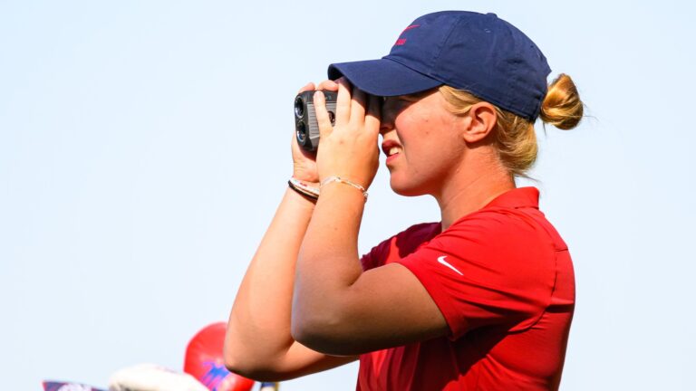 Ole Miss junior Sophie Linder at the NCAA Regional tournament in Simpsonville, Ky. | Ole Miss Athletics