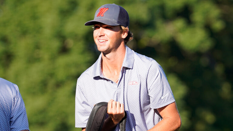 Ole Miss men's golf is headed back to the NCAA Championship after a third-place finish in NCAA Regional in Winston-Salem, North Carolina. | Ole Miss Athletics