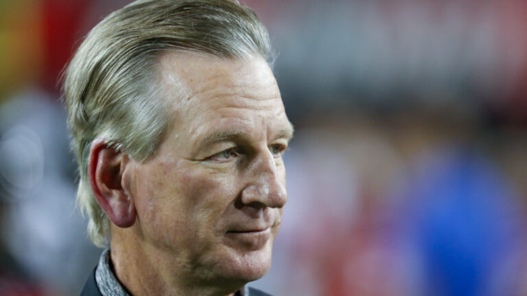 Cincinnati Bearcats head coach Tommy Tuberville looks on after the game against the Cincinnati Bearcats and the Memphis Tigers. | Ian Johnson-Icon Sportswire
