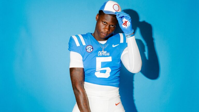 Edge rusher Antwan Jackson was recently in Oxford for his official visit to Ole Miss. | Ole Miss Athletics