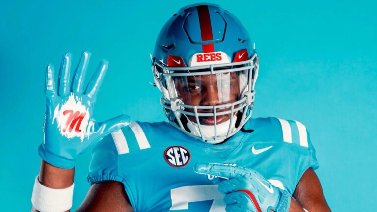 Jackson Academy offensive lineman Caden Moss is set to make his commitment decision at 7 p.m. Friday night. | Caden Moss/Instagram