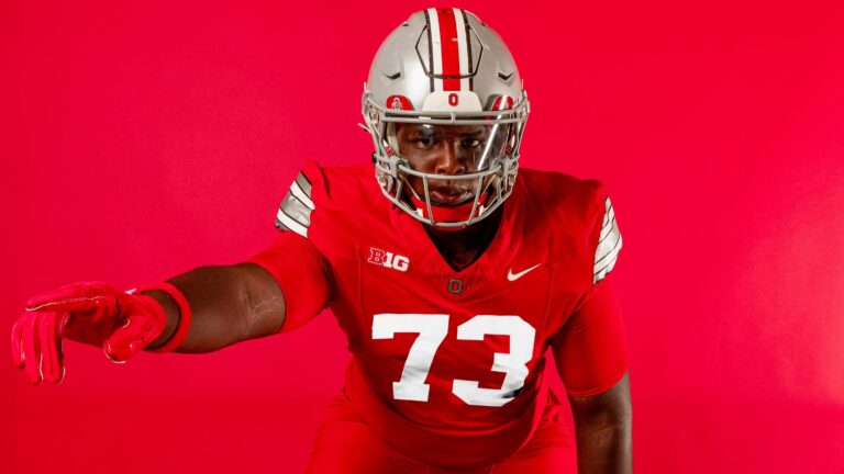 Jackson Academy offensive lineman Caden Moss committed to Ohio State over Ole Miss on Friday night. | Caden Moss/Instagram