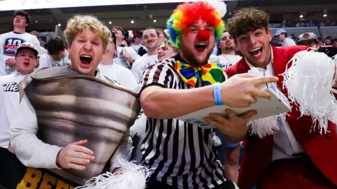 Ole Miss fans at a men's basketball game against Alabama on February 11, 2026. | Ole Miss Athletics