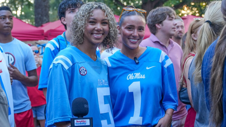 Ole Miss fans in The Grove before game against LSU at Vaught-Hemingway Stadium