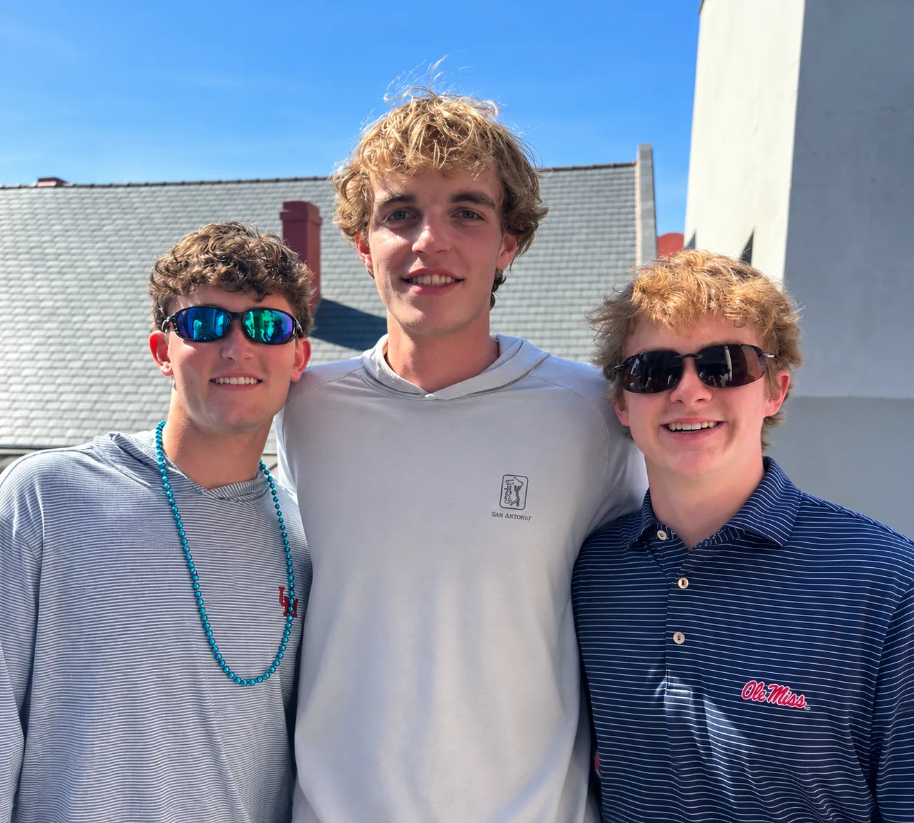 CoverStock co-founders Brown Logan, Graham Thomas and Bobby Camp, three Ole Miss sophomores.