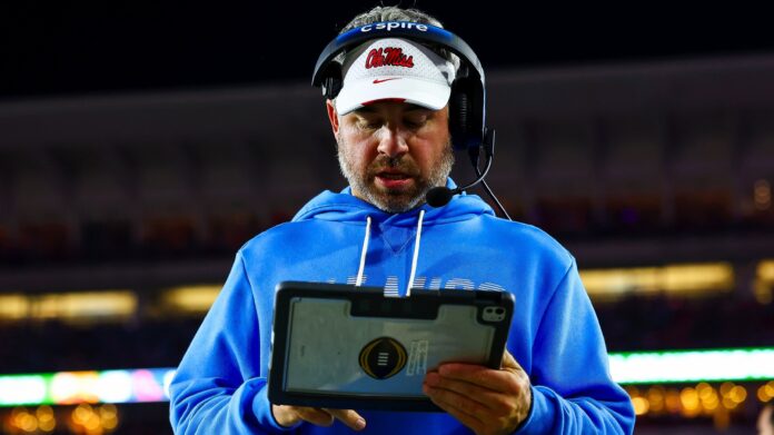 Ole Miss head coach Pete Golding made one of the most consequential decisions of the Rebels' win over No. 7 LSU. | Ole Miss Athletics