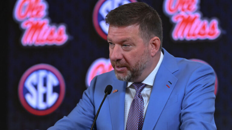 Ole Miss coach Chris Beard at SEC Basketball Media Days