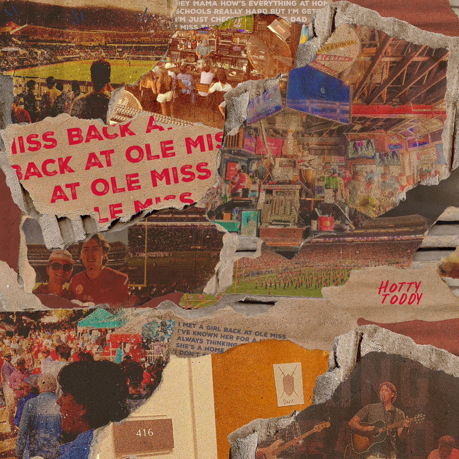 Cover art for Dane Connery’s single Back at Ole Miss