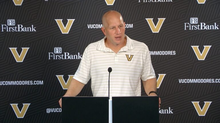 Vanderbilt coach Clark Lea. | Vanderbilt Athletics