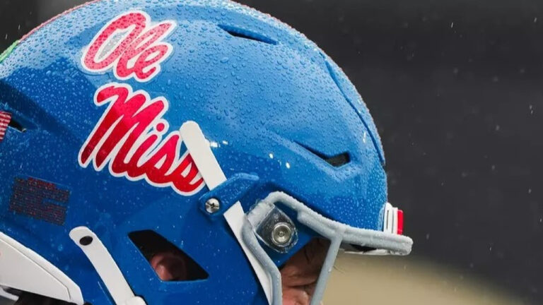 Ole Miss spent a lot of time playing in the rain Saturday afternoon in Nashville, but didn't slow it down in a 52-17 win. | Ole Miss Athletics